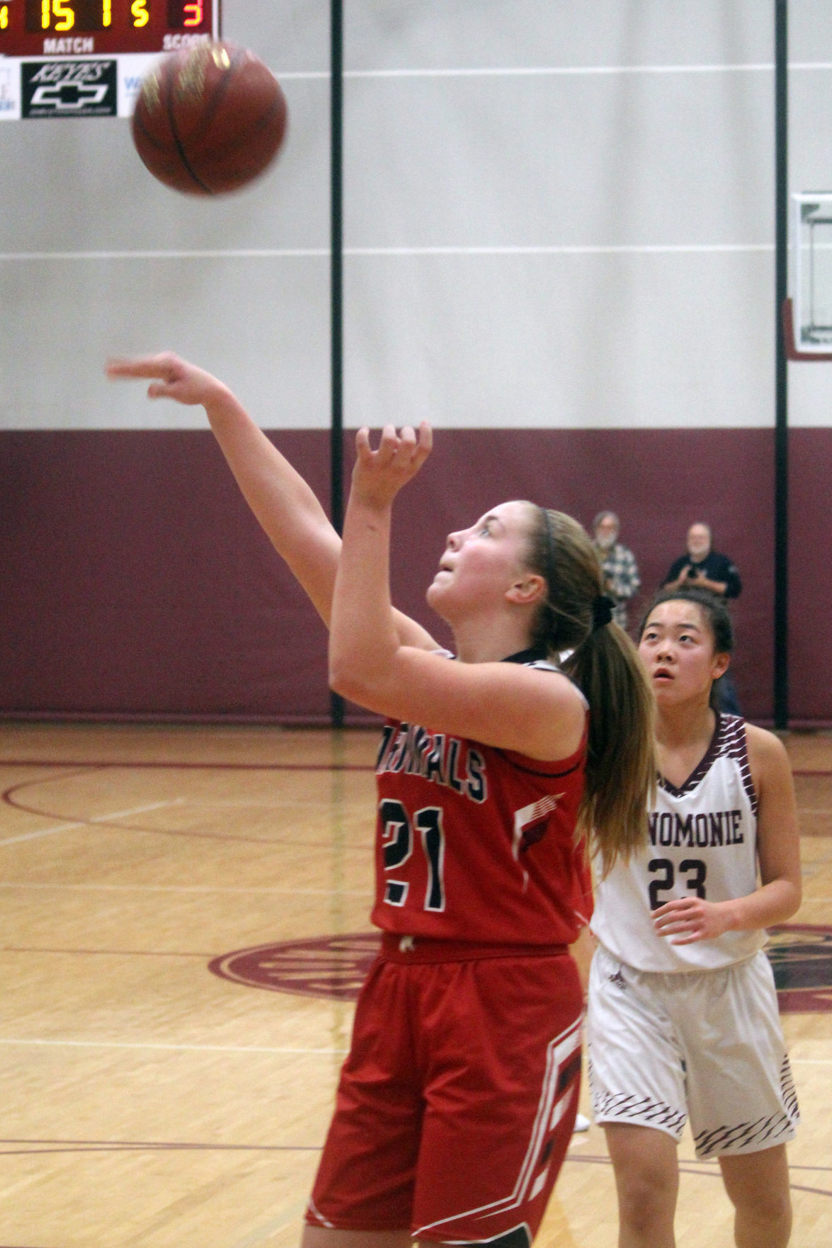 Chippewa Falls at Menomonie girls basketball 12-6-19